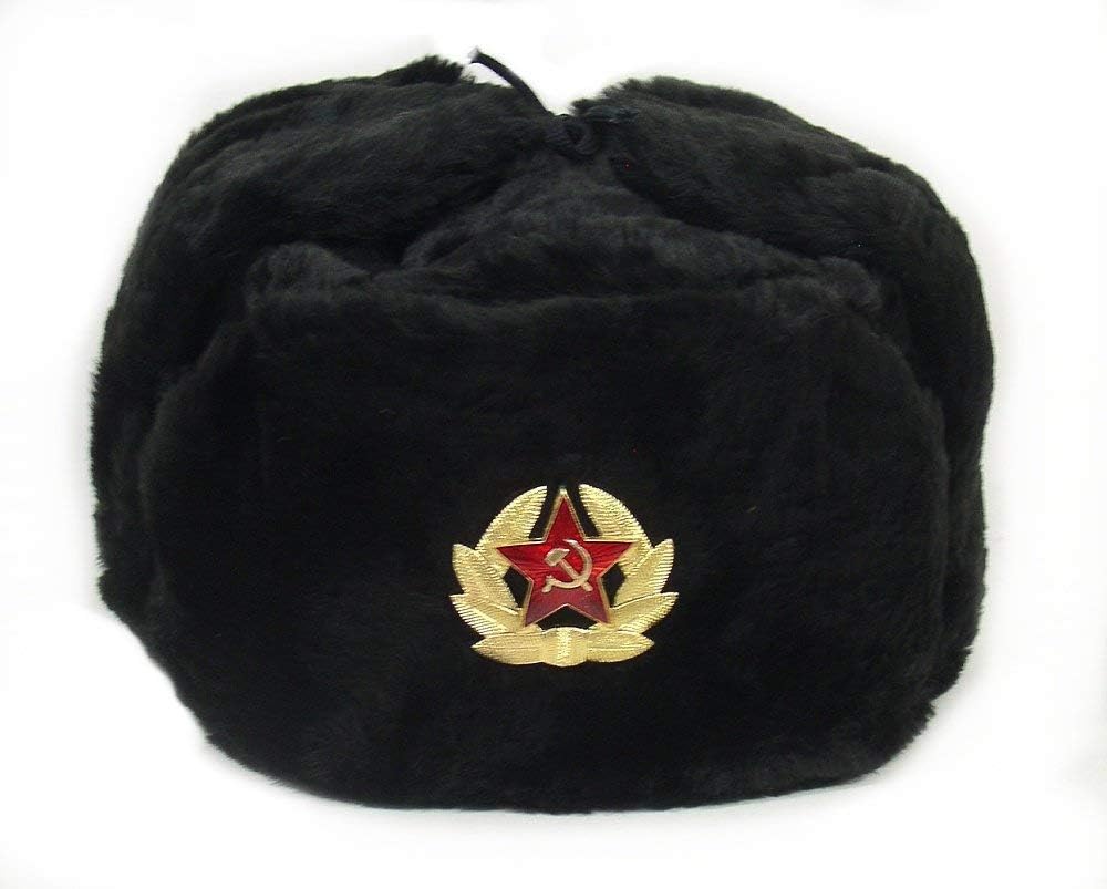 Russian Hat Soviet Army Milita - Trapper Hat Ear Flap review and price