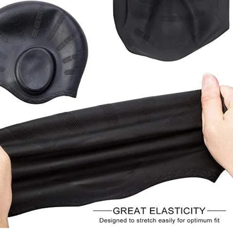 Silicone Swimming Cap for Men  - Swim Hat Silicone review and price