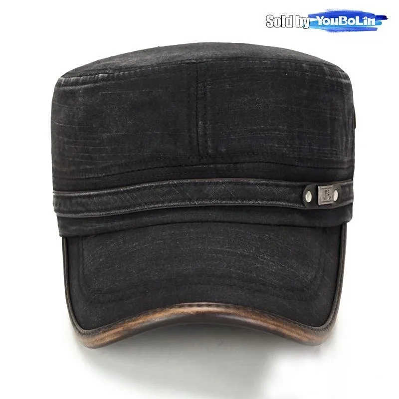 Leather Brim Washed Distressed - Dad Hat Cotton review and price